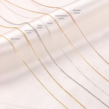 Златно напълнена верижка с топчета, тънка плоска O-връзка, 14K/18K златно покритие, меден ядро, електроплакирана за бижута DIY