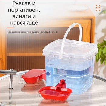 Котешки диспенсър за вода Roar, отделяем воден съд, без електричество, гравитационен поток, тегло 150 g