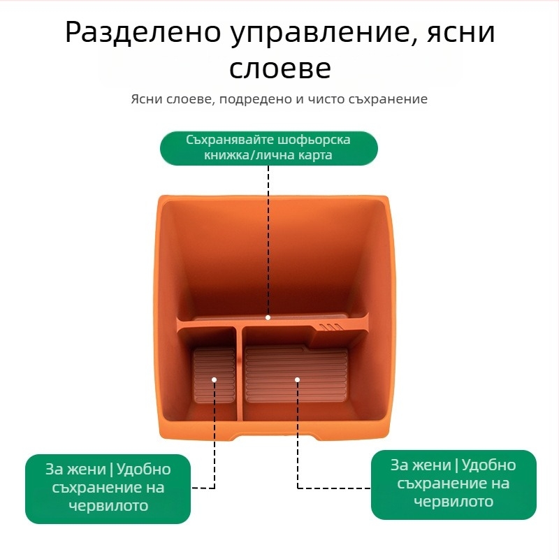 Силиконова кутия за съхранение за Ideal L7/L8/L9, автомобилна врата, персонализируема
