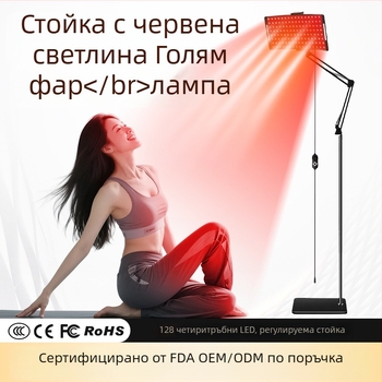 Фотонна козметична апаратура с инфрачервена светлина за цялото тяло, подова стойка (инфрачервена светлина, пълен спектър за цялото тяло, подова стойка, 3 степени, за домашна употреба)