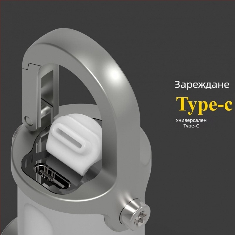 COB ключодържател мини работна лампа със силен магнит USB презареждаема алуминиева сплав, 1200lm, 1000mAh, 60 мин заряд, 150° лъч, модел JELS-H