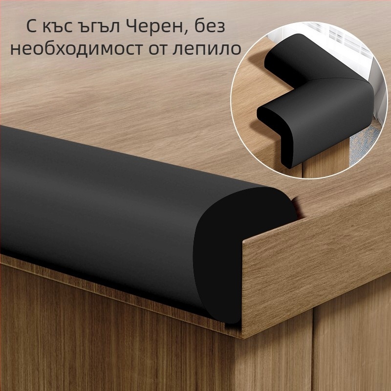 Бебешки ъглов протектор – против удар, без токсични вещества, екологично чист, мек обвит дизайн, защита на ръба на масата