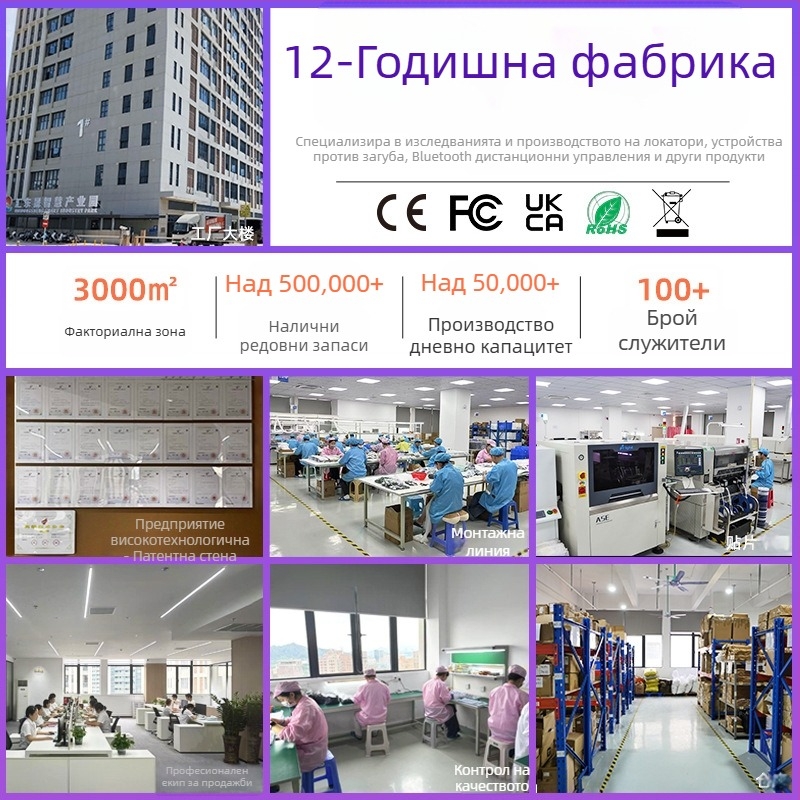 Локатор с двойна съвместимост за iOS и Android – модел Y21, 150mAh, ABS корпус, тегло 7 g