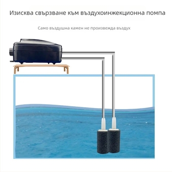 Аерационен камък за аквариум — високотемпературно изпичан материал; тегло 100 g; марка Pengyi; модел Bubble Stone