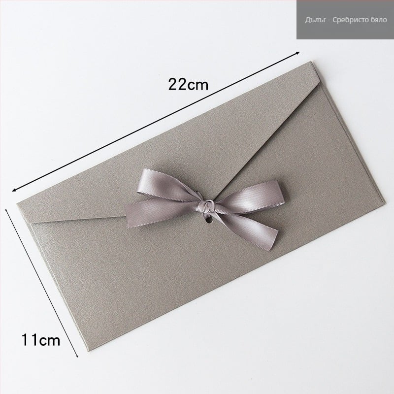 Западно-стилен ретро плик с лента за бизнес покани (Модел: 003, Стил: плик, Материал: Друго, Внос: Не)