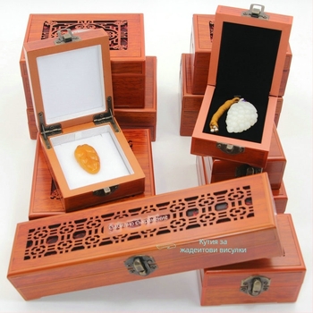 Дървена кутия за гривни и колиета — луксозна витринна кутия за бижута от Aolan Jewelry