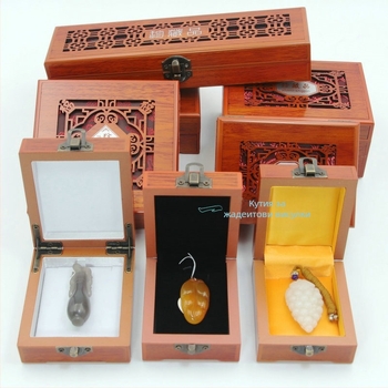 Дървена кутия за гривни и колиета — луксозна витринна кутия за бижута от Aolan Jewelry