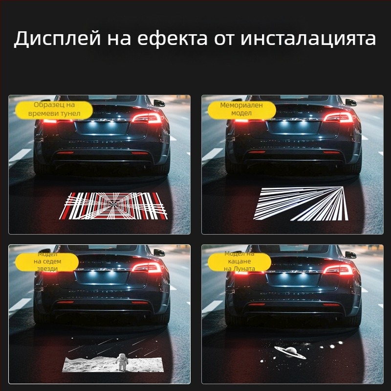 ZhiXin Tesla Model 3/Y проекционна лампа, 12V, LED 5050, 3W, 6500K, живот 80000 ч.