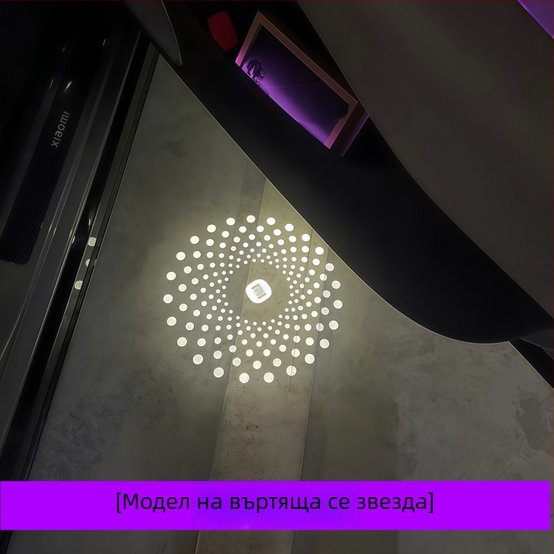 Светлина за посрещане на врата на SU7 YU7 автомобил – автоматичен сензор, вградена инсталация, 12V, 5W, пластмаса и алуминиев сплав, марка Shanghao