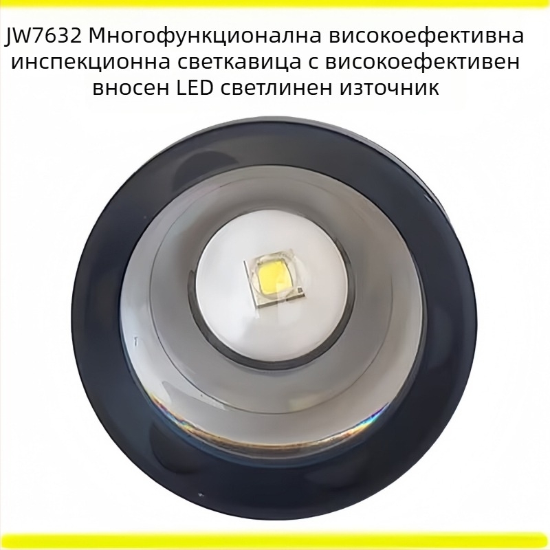 JW7632 Ръчен фенер с телескопичен фокус, Cree LED, безжично зареждане, 18650 батерия, IP66, обхват 200 м