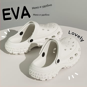 Мъжки сандали – EVA горна част и подметка, затворено носче, дишащи, водоустойчиви, противохлъзгащи, стил Leisure, Baotou, Пролет 2025.