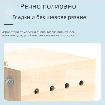 Вертикална кутия за развъждане на папагали с гнездо, пластмасова, марка Shengbangrong, модел AL, пряко през граници