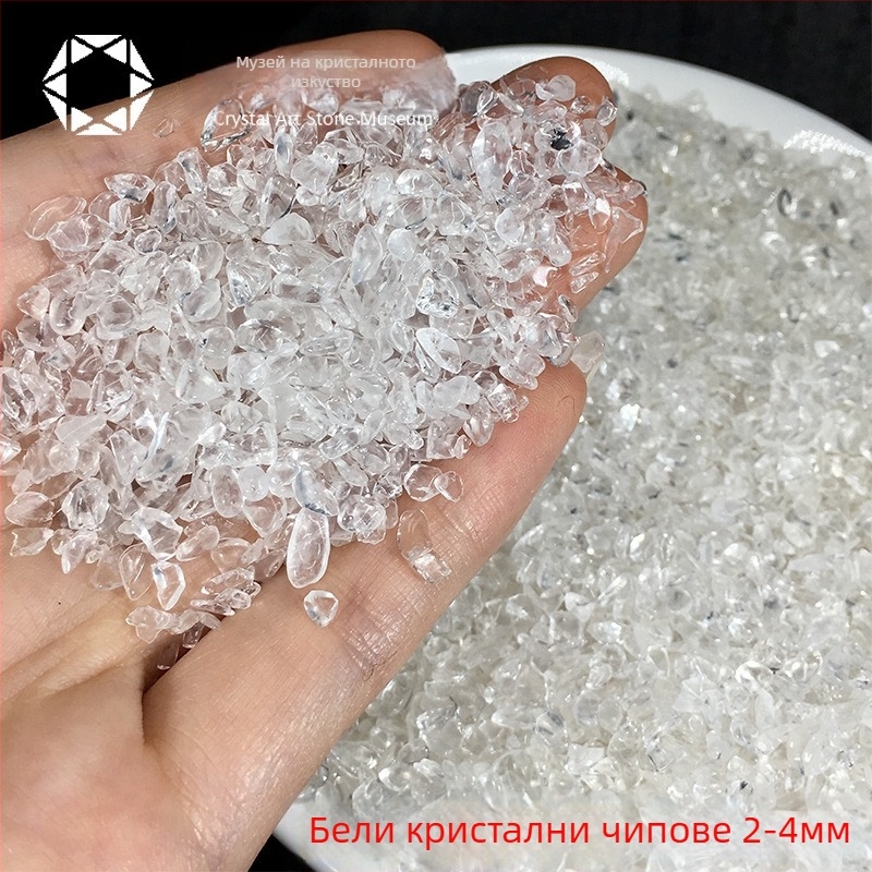 Демагнетизиращ камък орнамент – кристален суров камък, модерен минималистичен стил, картонена опаковка