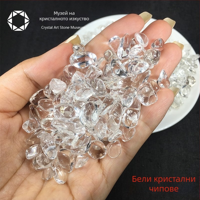 Демагнетизиращ камък орнамент – кристален суров камък, модерен минималистичен стил, картонена опаковка