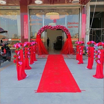 Железен сватбен арков портал със стойка за цветя – пълен комплект за сватбена украса