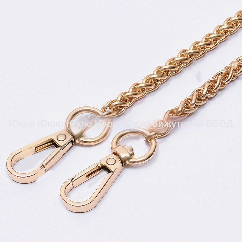 Верижна презрамка за чанти – сваляща се, разширяема, алуминиева, електроплатирана