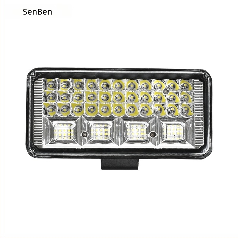 LED светлина за работа с широк ъгъл за камиони и офроуд автомобили, 12/24V, 30W, 15000 lm, 3000K, алуминиева сплав