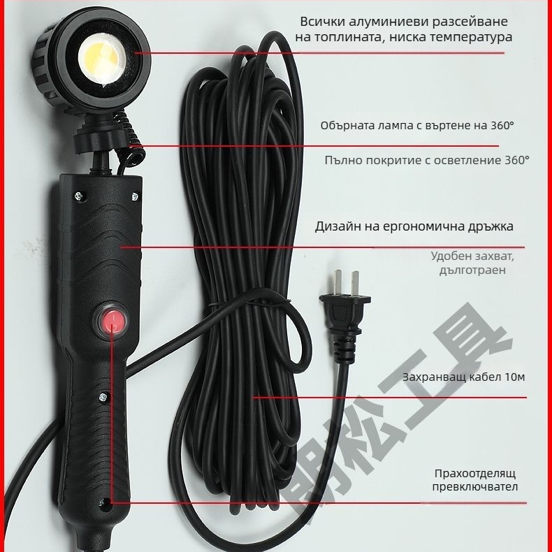 Unique прожектор с висока яркост и широк ъгъл за интериорно ъглово осветление