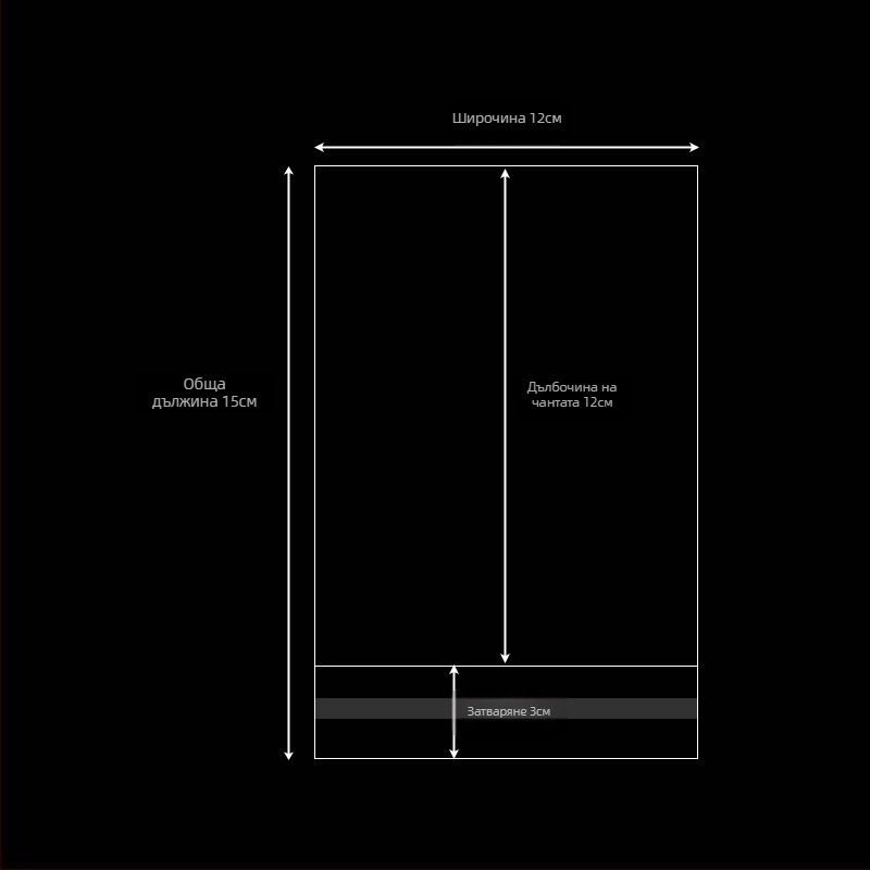 Прозрачна пластмасова опаковъчна торба, самозалепваща се и удебелена за подаръци, с печат на лого; нов материал — Qinyun packaging