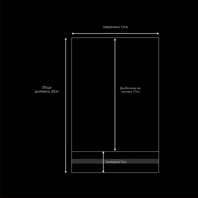 Прозрачна пластмасова опаковъчна торба, самозалепваща се и удебелена за подаръци, с печат на лого; нов материал — Qinyun packaging