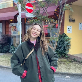 Двустранен джакет с кариран модел, памучна материя, цип, свободна кройка