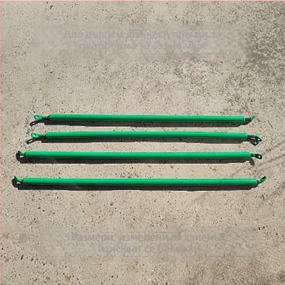 Аксесоар за монтаж на баскетболна дъска: връзка с винтов прът и регулируем телен прът — 1 кг