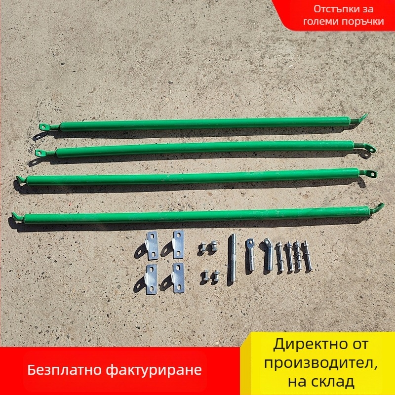 Аксесоар за монтаж на баскетболна дъска: връзка с винтов прът и регулируем телен прът — 1 кг
