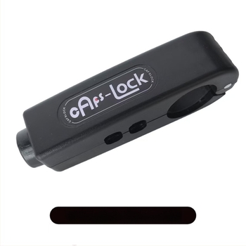 Ключалка за ръкохватки на електрически мотоциклет – цинкова сплав/ABS, 290 г, Gold duobao, налична персонализация