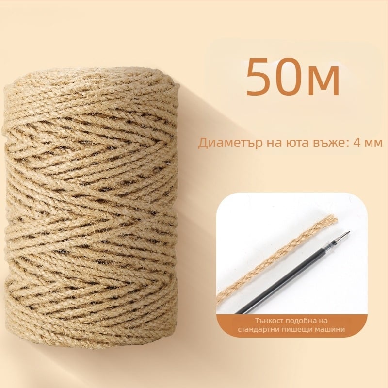 Котешки DIY пост за драскане с сизалено въже – катереща рамка, драскалка, сладък стил, марка Pillar Bird