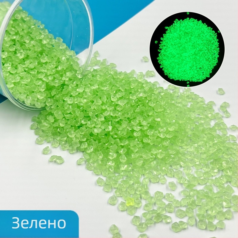 Светещ пясък и камъчета за градина и аквариумен пейзаж – луминесцентни камъни и павета, 25 кг, опаковка 200 бр, марка Jibiao, Landstone, произход Yiwu