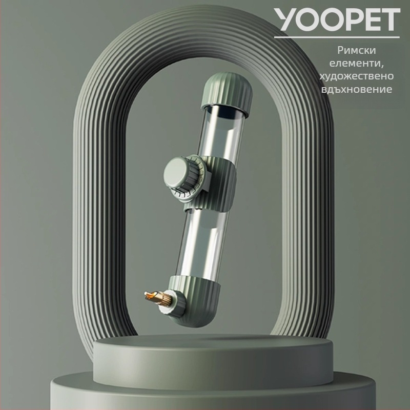 Автоматичен дозатор за вода за папагали, акрилен; бутилка с игловиден дизайн; марка Demon pet; персонализирано за големи поръчки