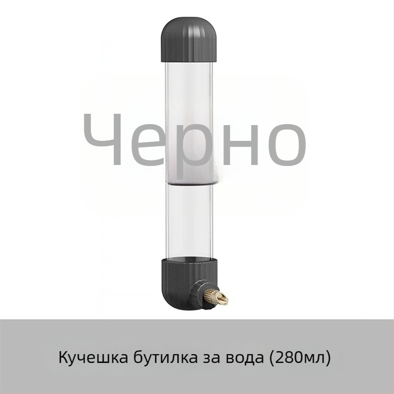 Автоматичен дозатор за вода за папагали, акрилен; бутилка с игловиден дизайн; марка Demon pet; персонализирано за големи поръчки