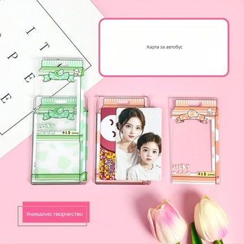 Калъф за карти в карикатурен стил, материал PS, тип: държател за карти