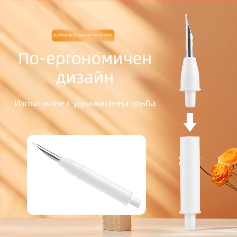 Q5D комплект за почистване на слушалки — почистваща писалка, мини преносима четка за прах, ABS, 100G