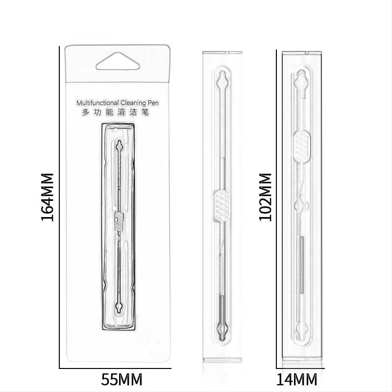 Почистваща писалка за слушалки - универсално устройство за почистване, пластмасов корпус, пуснато през 2024 г.