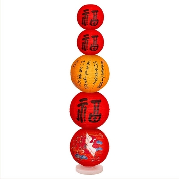 Dongyang Orange Nuoyi Bai хартиен фенер – китайски стил, реквизит за оформление на сцени