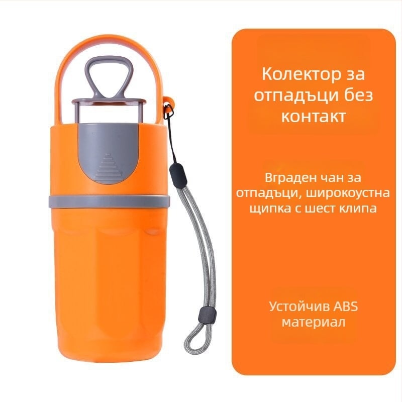 2-в-1 почистване на изпражнения от домашни любимци и държач за торбички; пластмасов, опаковка 80 броя