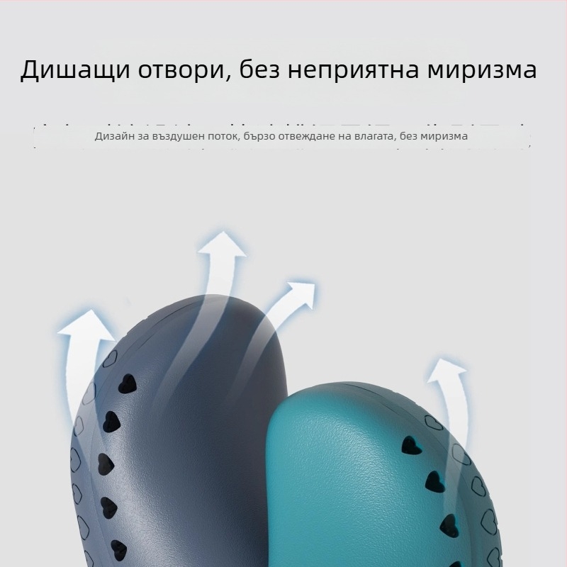 Хирургически пантофи за операционна зала – неплъзгащи се, със закрит пръст, антистатични, EVA горна част и подметка, инжекционно формирана подметка