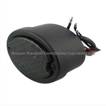 LED задно светло за електрически превозни средства, универсално овално, 12V, спирачково и предупредително осветление, марка Flying