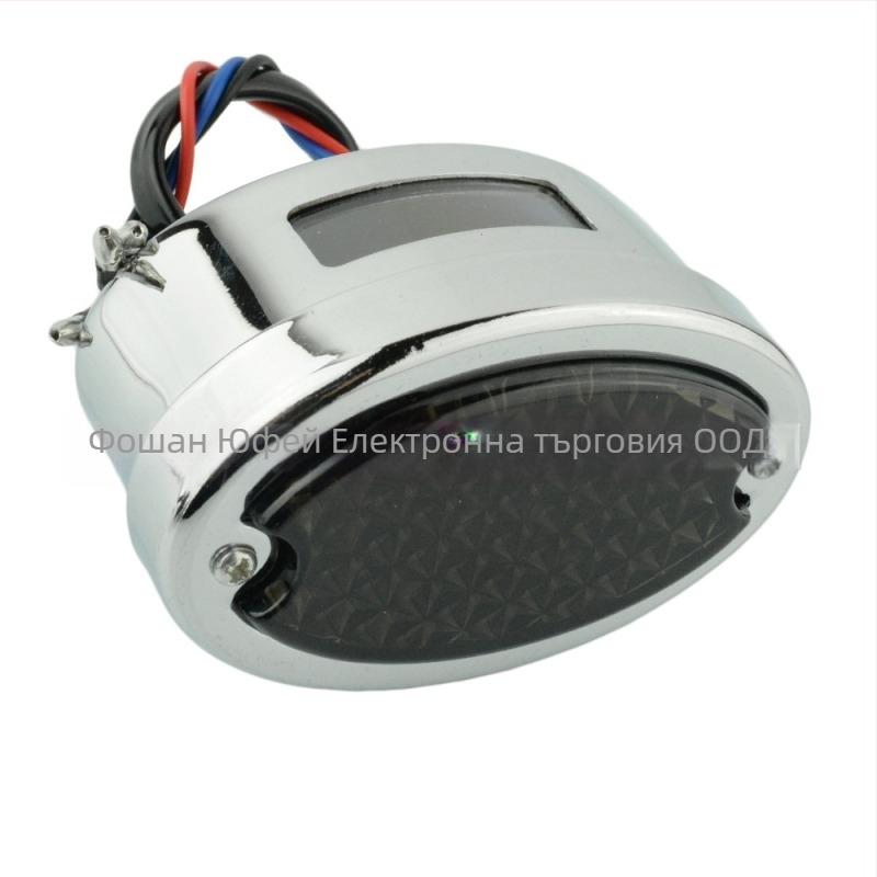 LED задно светло за електрически превозни средства, универсално овално, 12V, спирачково и предупредително осветление, марка Flying