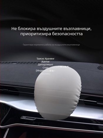 Дашборд мат за Lexus ES200/ES300, RX350, NX260, UX300, GX — микрофибърна кожа, антиотразяваща защита за централната конзола