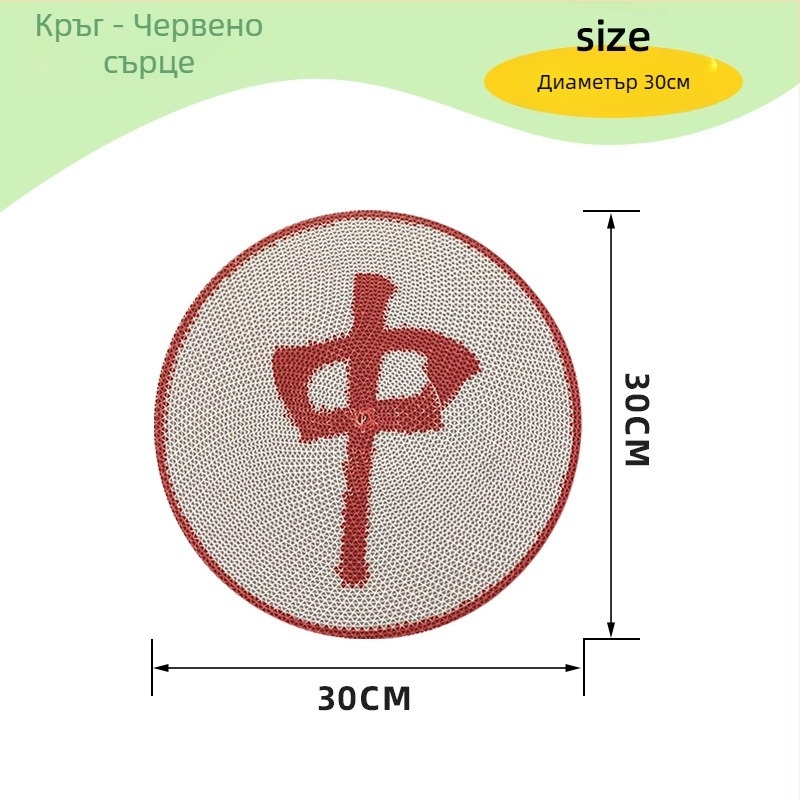 Стенно монтирана котешка дъска за драскане — удебелена, устойчива на надраскване и износване, акрил