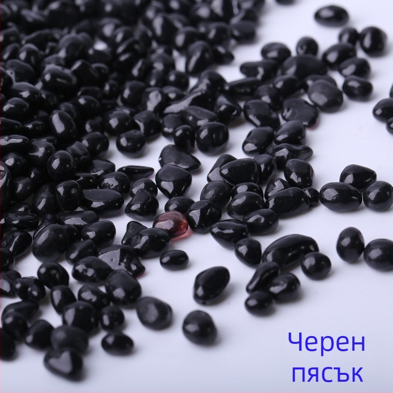 Аквариумни пейзажни камъни – пясък за дъното с стъклено дъно, 25 кг опаковка, 250 g на партида, марка Huaying