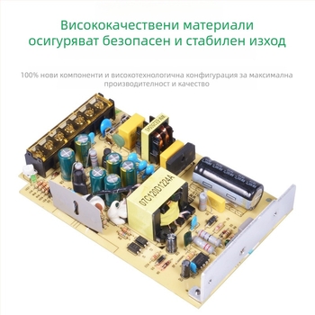 Wangma 120W двоен изход превключващо захранване, 12V/24V, вход 85–264VAC / 120–370VDC