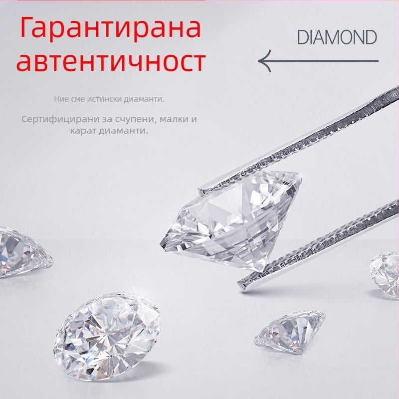 Пръстен за годеж с лабораторно отгледан диамант, IGI сертифициран, VVS чистота