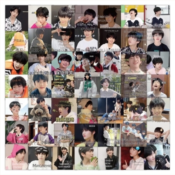 Rucheng 63-листов комплект стикери, сладък стил, печат, самозалепващи