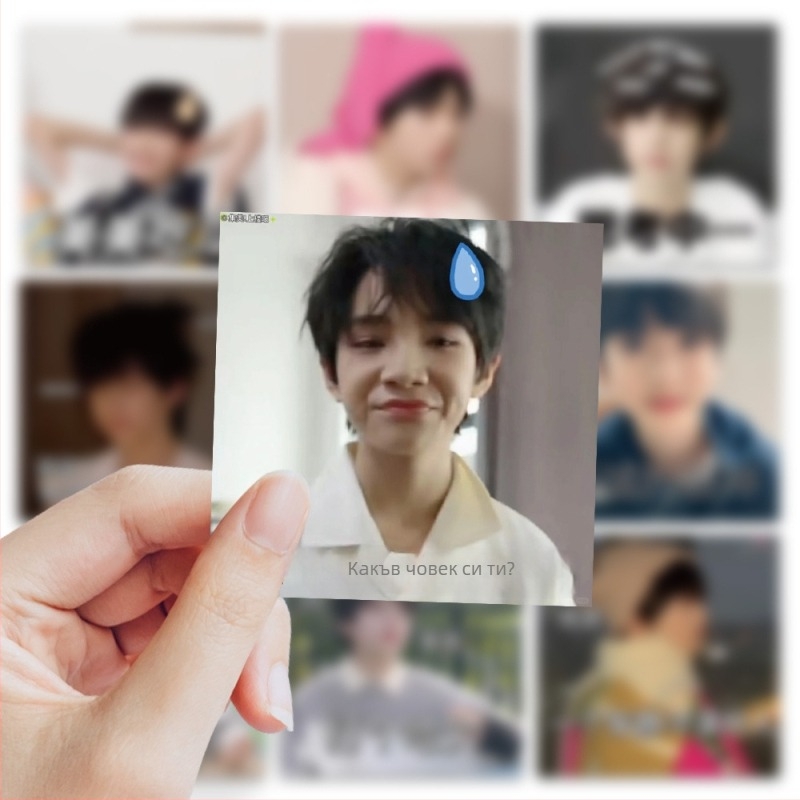 Rucheng 63-листов комплект стикери, сладък стил, печат, самозалепващи