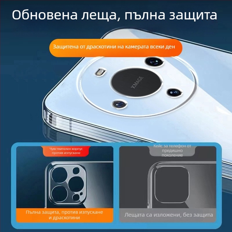 Huawei Mate60 TPU протектор за телефон – минималистичен стил, анти падане