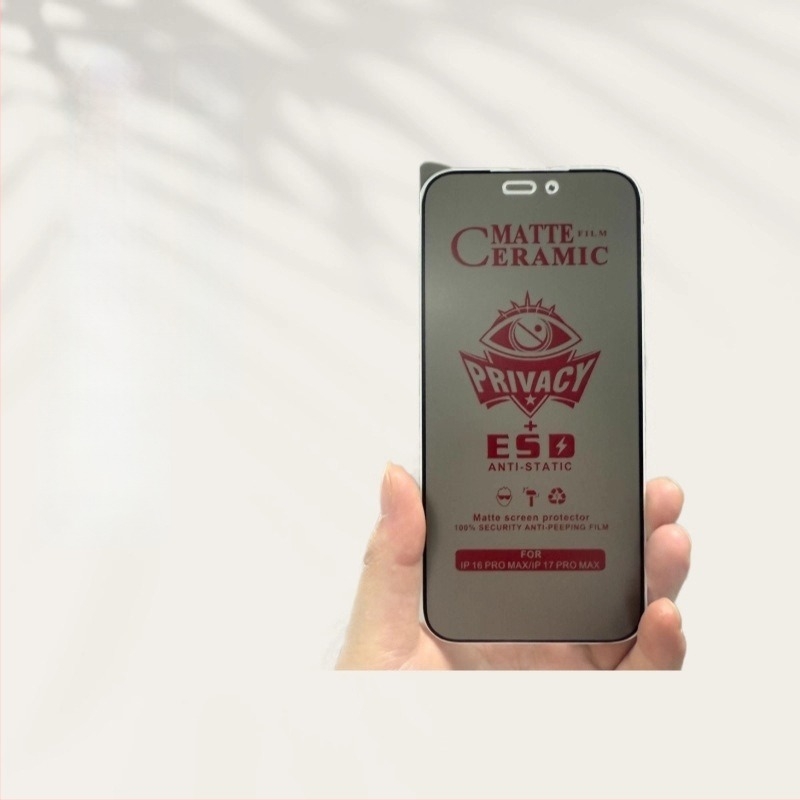 Предно защитно фолио за iPhone 14 Pro Max — хидрогел филм, матово, анти‑пип, пълно покритие на дисплея, прахоустойчиво