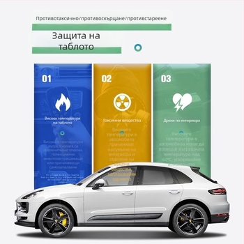 UV защита подложка за централния конзолен панел за Porsche Cayenne Panamera 718 Macan; Материал: Замша; Персонализация: Да; Стил: Специални размери за специални автомобили; Марка: gentry card